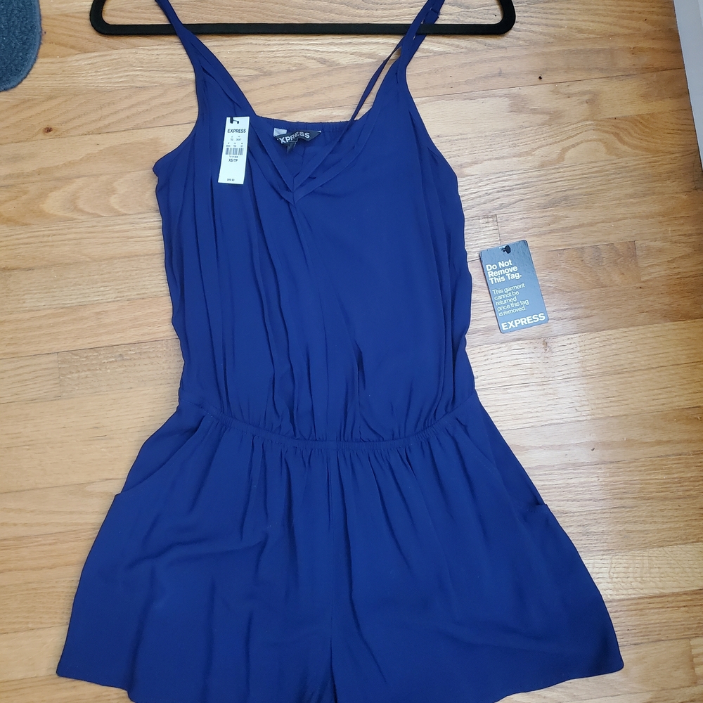 Express Blue Romper